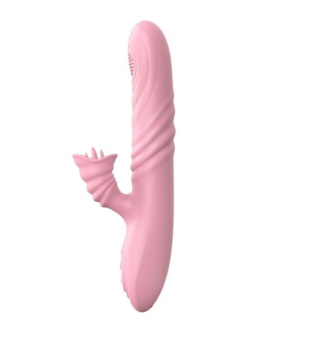Wibrator posuwisty z sex masażerem 20 trybów 23cm B - Series Lyla