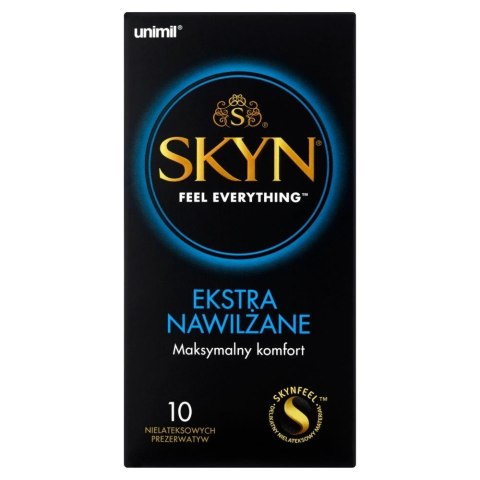 Ultracienkie ekstra nawilżane prezerwatywy 10 szt SKYN