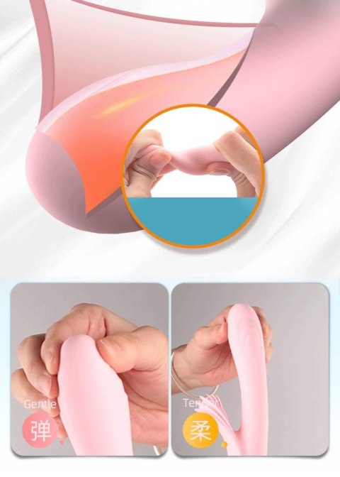 Wibrator królik wielofunkcyjny podgrzewany 10 tryb B - Series Lyla