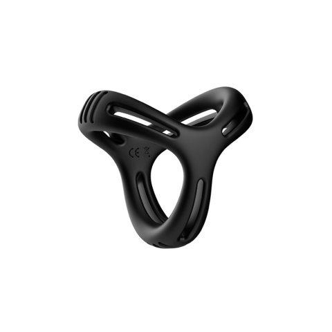 Pierścień na penisa rozciągany na lepszą erekcję czarny B - Series Joy