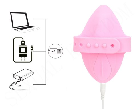 Wibrator masażer do majtek zapinany z pilotem B - Series Lyla