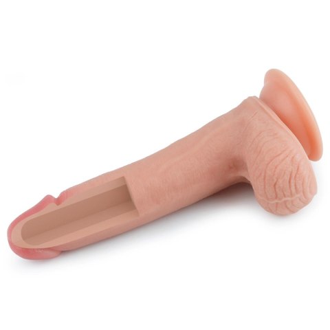 Realistyczne dildo silikonowe z przyssawką 20,5 cm Lovetoy