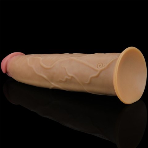Silikonowy analny penis z przyssawką żylasty 23cm Lovetoy