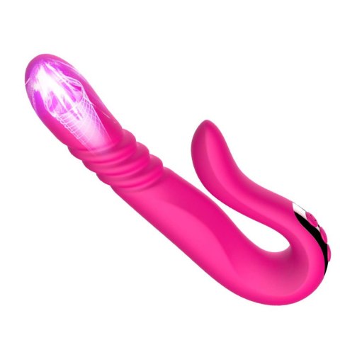 Wibrator Deluxe Twirling Vibrating Thruster RED B - Series Cute