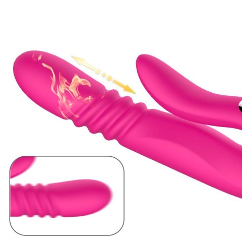 Wibrator Deluxe Twirling Vibrating Thruster RED B - Series Cute