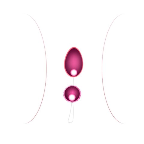 Kulki gejszy trening mięśni kegla analne podwójne BAILE