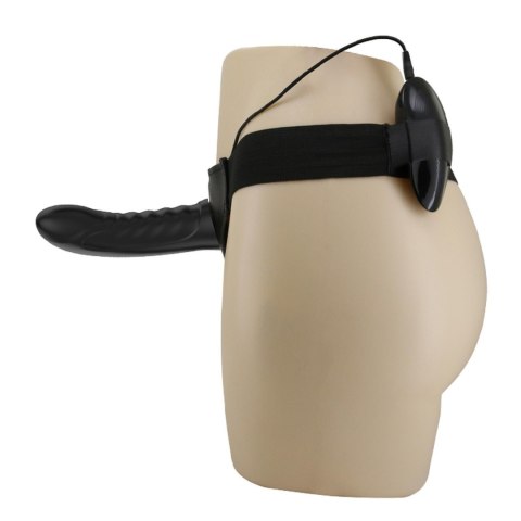 Majtki strap-on z wibrującym penisem kolor czarny Pretty Love