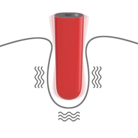 Poręczny mały czerwony wibrator potężne wibracje Lovetoy