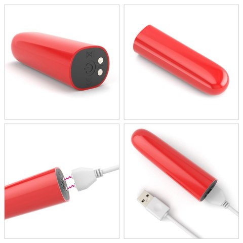 Poręczny mały czerwony wibrator potężne wibracje Lovetoy