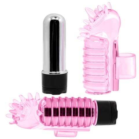 Wibrator mini na palec masażer łechtaczki różowy BAILE