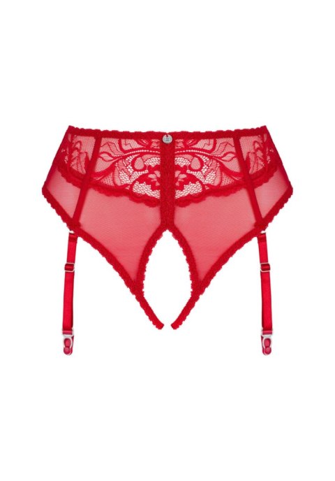 Figi otwarte w kroku z paskami do pończoch XL/2XL Obsessive