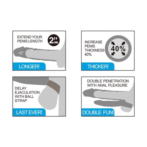 Opalone dildo na penisa wypustkami drugim dildo Lovetoy