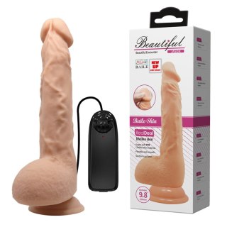 Sztuczny penis dildo realistyczne wibracje 24 cm BAILE