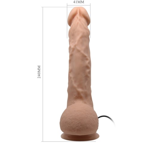 Sztuczny penis dildo realistyczne wibracje 24 cm BAILE