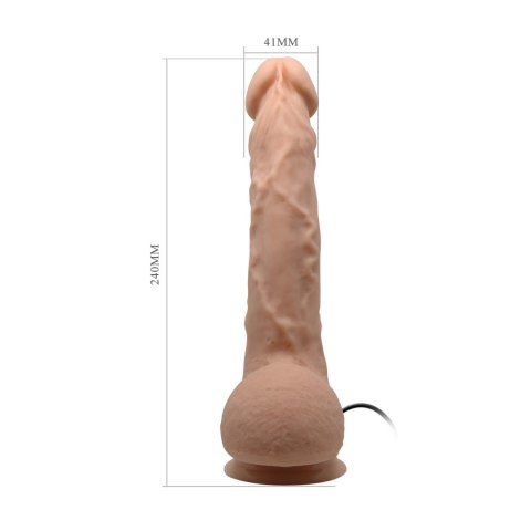 Sztuczny penis dildo realistyczne wibracje 24 cm BAILE