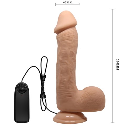 Sztuczny penis wibrujące dildo na pilota 23 cm BAILE