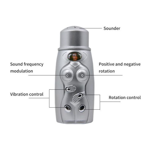 BAILE -REALISTIC VAGINA AND ASS, Vibration Rotation Heating function Sex talk BAILE