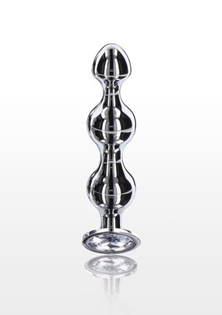 Korek analny sonda stalowa kulkowa diament 13cm TOYJOY