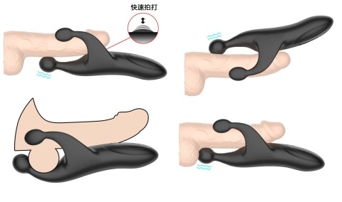 Masturbator -Tapping and vibrating penis stimulator B - Series Cute