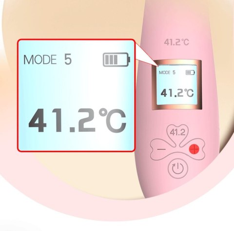 Wibrator damski królik z wibracjami masażer łechtaczki 23 cm B - Series Lyla