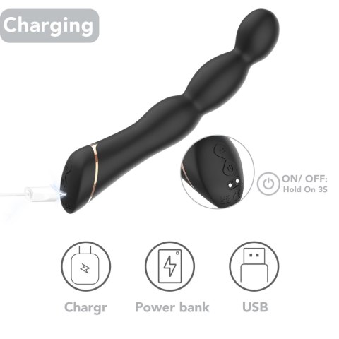 Wibrator punktu G rzejący masażer damski męski waginalny analny B - Series Joy