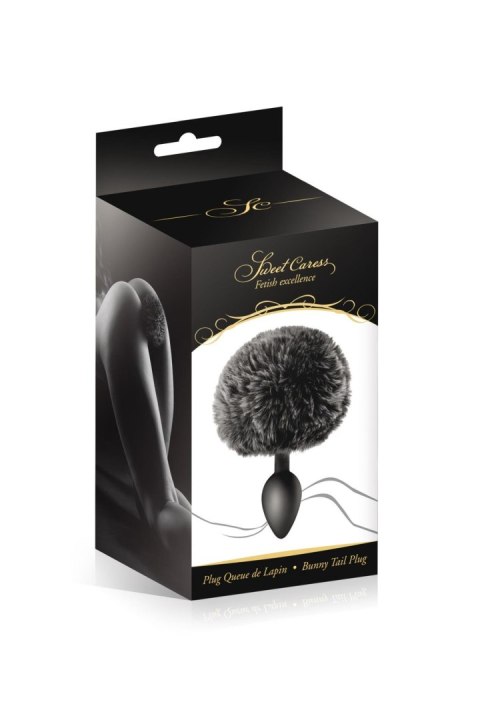 BLACK POMPOM ANAL PLUG Sweet Caress