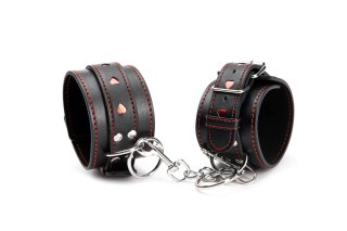 Kajdanki na kostki w serduszka Argus