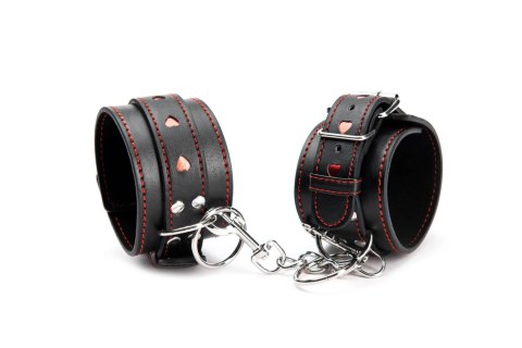 Kajdanki na kostki w serduszka Argus