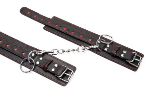 Kajdanki na kostki w serduszka Argus