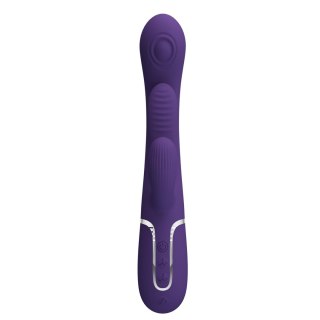 Wibrator króliczek PRETTY LOVE - Shonia Dark Purple, Twinkled Tenderness, 7 thumping functions 7 vibration functions Pretty Love