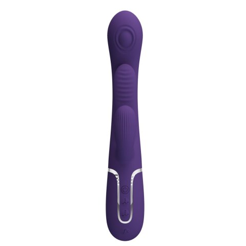 Wibrator króliczek PRETTY LOVE - Shonia Dark Purple, Twinkled Tenderness, 7 thumping functions 7 vibration functions Pretty Love
