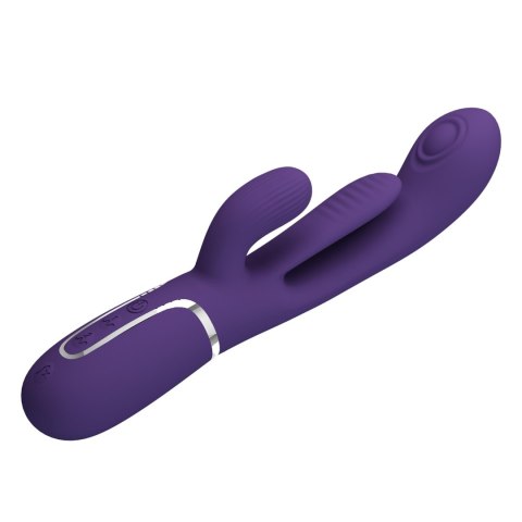 Wibrator króliczek PRETTY LOVE - Shonia Dark Purple, Twinkled Tenderness, 7 thumping functions 7 vibration functions Pretty Love