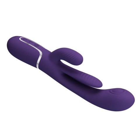 Wibrator króliczek PRETTY LOVE - Shonia Dark Purple, Twinkled Tenderness, 7 thumping functions 7 vibration functions Pretty Love