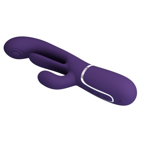 Wibrator króliczek PRETTY LOVE - Shonia Dark Purple, Twinkled Tenderness, 7 thumping functions 7 vibration functions Pretty Love