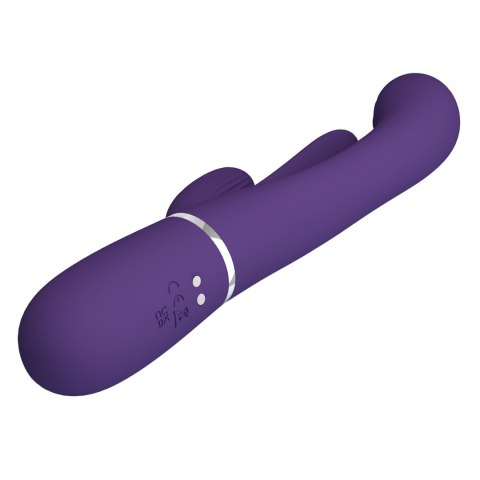 Wibrator króliczek PRETTY LOVE - Shonia Dark Purple, Twinkled Tenderness, 7 thumping functions 7 vibration functions Pretty Love