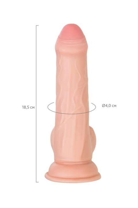 My Babe My Treasure Realistic Dildo, TPE, Nude, 18.5 cm My Babe by RealStick