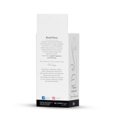 Plug-Jewellery Silver PLUG- Rose M B - Series HeavyFun