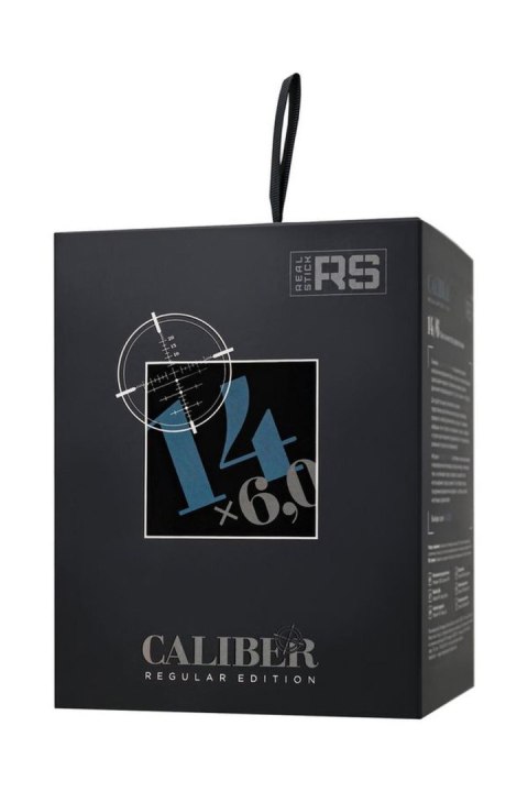 Realistic dildo Caliber 14/6 , PVC, flesh, length 14cm, diameter 6cm Caliber by RealStick