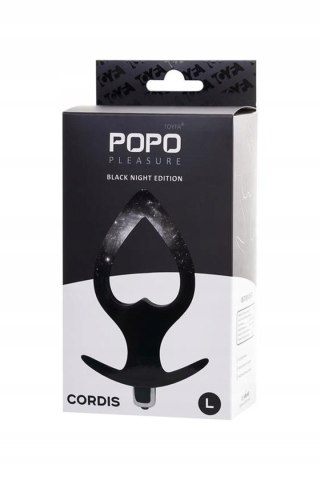 TOYFA POPO Pleasure Anal Plug Cordis L Vibro Black POPO Pleasure by TOYFA