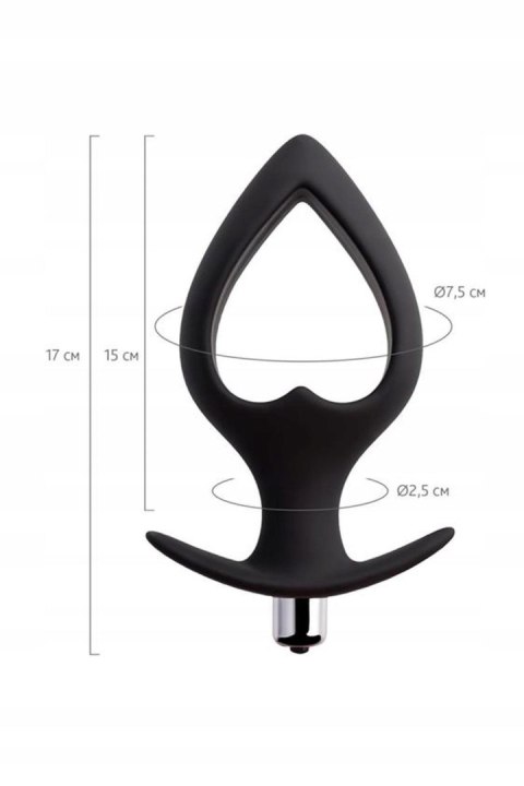 TOYFA POPO Pleasure Anal Plug Cordis L Vibro Black POPO Pleasure by TOYFA