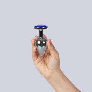 BLUE JEWELLED METAL BUTT PLUG Secret Play