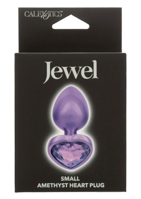 Diamond Heart Plug Small Purple CalExotics