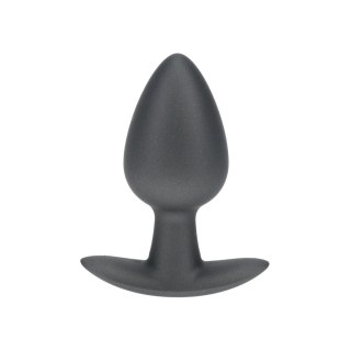 Smooth Silicone Anal Plug - Medium - 3.1 / 7,9 cm - Gunmetal Ouch!