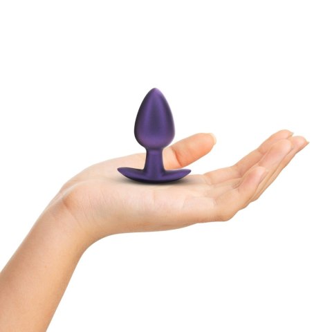 Smooth Silicone Anal Plug - Medium - 3.1 / 7,9 cm - Metallic Purple Ouch!