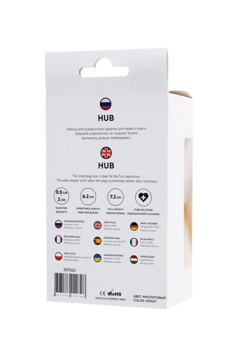 ToDo Anal Plug Hub ToDo by TOYFA