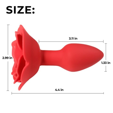 Rose rotating anal plug B - Series Cute