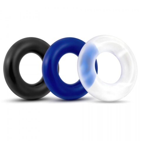 Zestaw 3 pierścienie erekcyjne na penisa jądra elastyczne B - Series Lyla