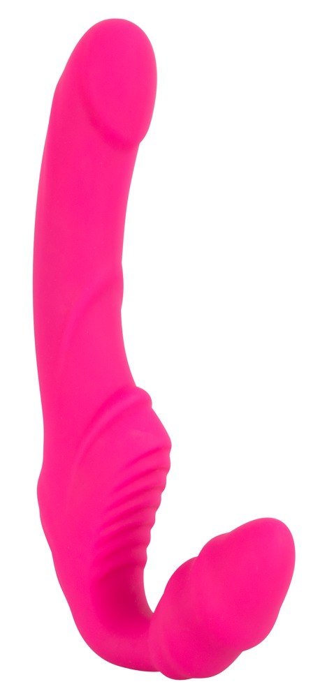Dildo do podwójnej penetracji punktu g i anusa Strapless Strap-On