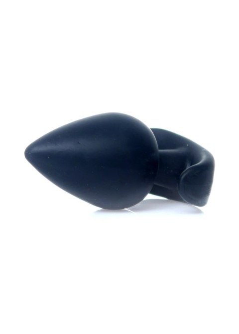 Gładka czarna zatyczka analna korek sex plug 8cm B - Series EasyLove