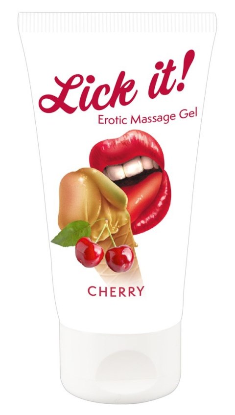 JADALNY ŻEL O SMAKU WIŚNIOWYM SEX ORAL LICK IT 50 ml Lick it!